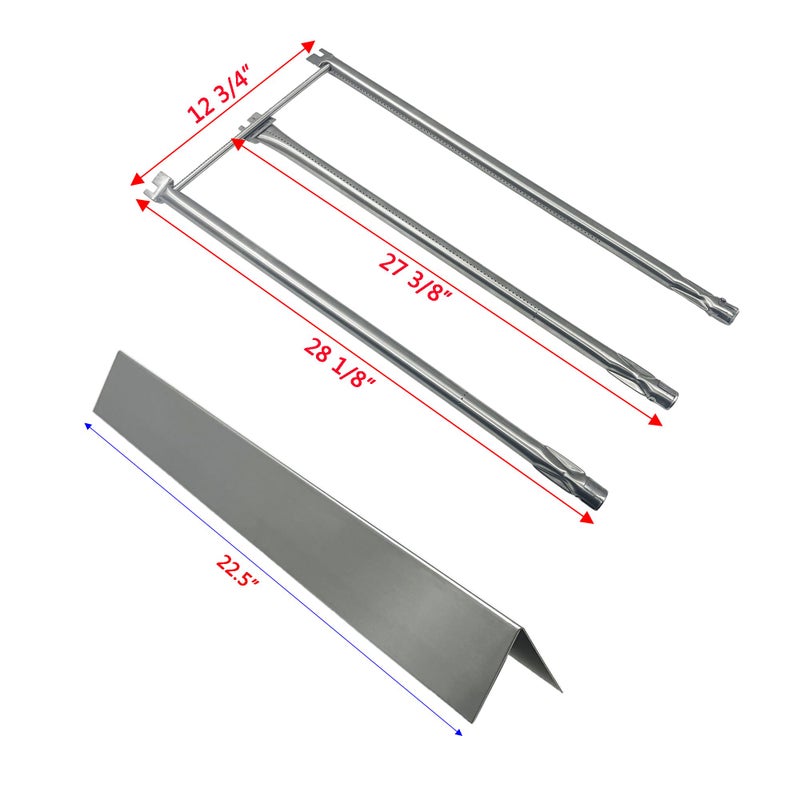 Direct Store Parts Kit DG230 for Weber Genesis Silver B/C, Spirit 300/700, Weber 900, Genesis Platinum C B Genesis Gold B C, for Weber Flavorizer Bars 7537 7536 & Burner Tube 7508 3611 - Image 2